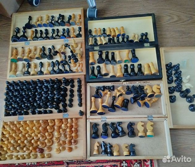 Шахматы. Шахматные фигуры. 305 шт