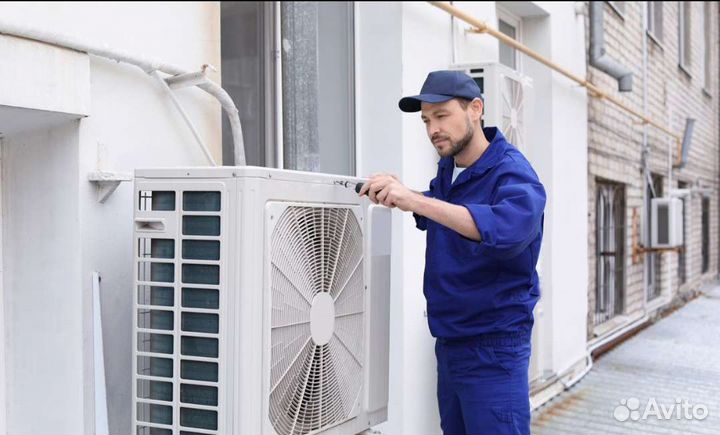 Установка кондиционеров монтаж сплит систем