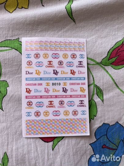 Наклейки для ногтей