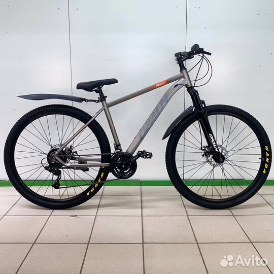 Скоростной велосипед Серый-белый новый