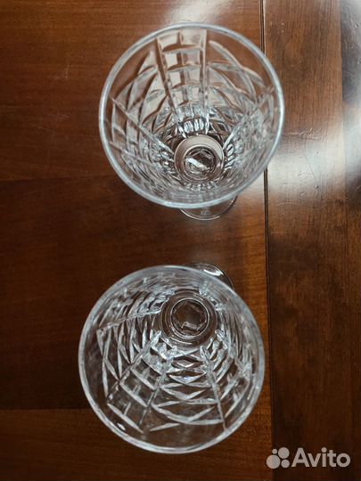 Рюмки 2 штуки хрусталь винтаж