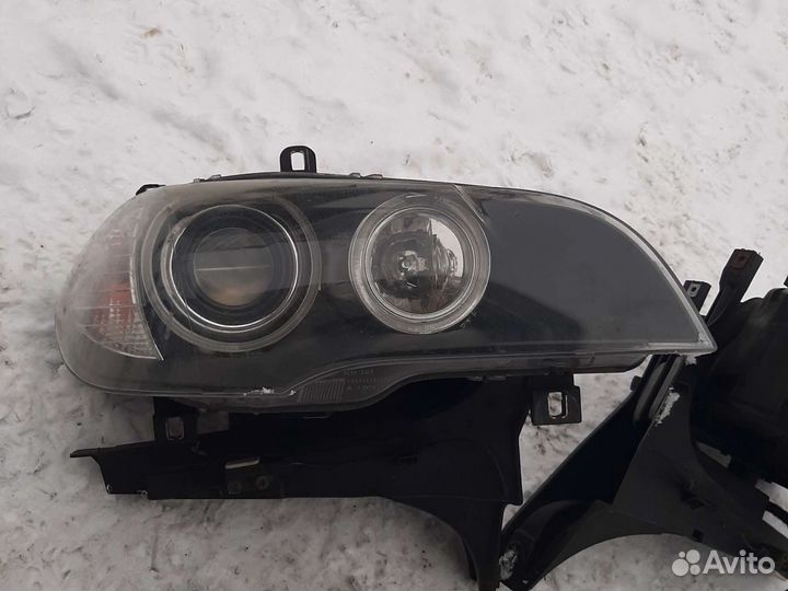 Фара бмв Х5 E70 дорестайлинг оригинал галогенная