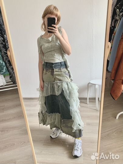 Джинсовая юбка