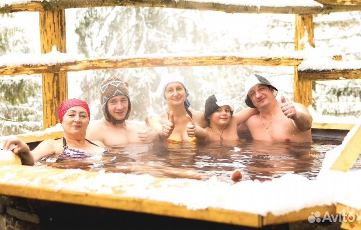 Банный чан/Купель с подогревом