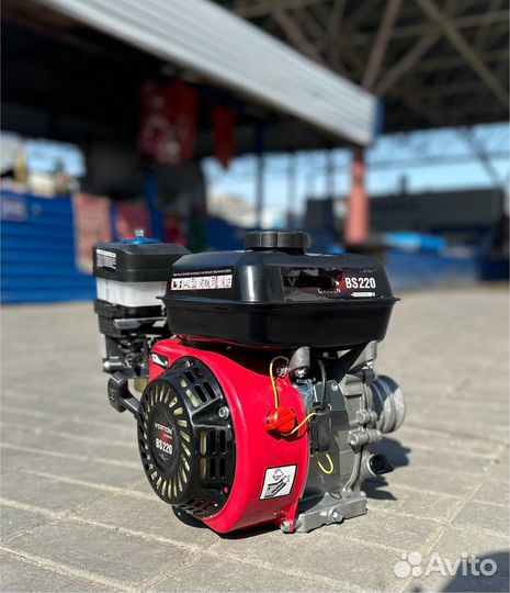 Двигатель для мотоблока Луч, Каскад+шкив, площадка