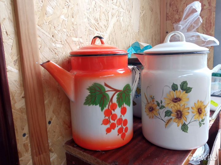 Эмалированная посуда СССР новая