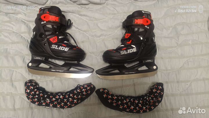 Коньки детские раздв 26-31