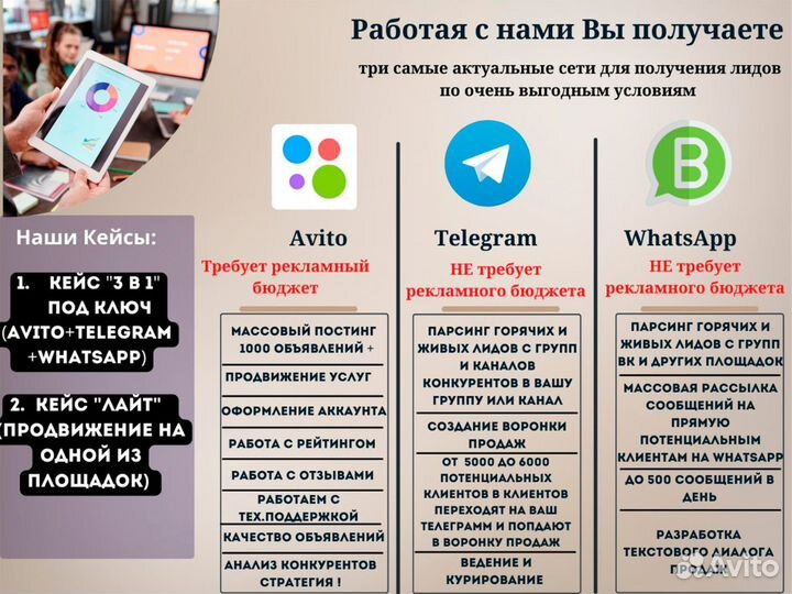 Авитолог / Услуги авитолога