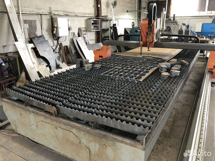 Плазменная резка металла на станке чпу