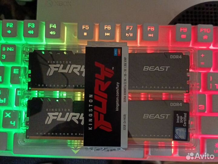 Kingston fury beast ddr4 32gb 3200mhz kit 16+16