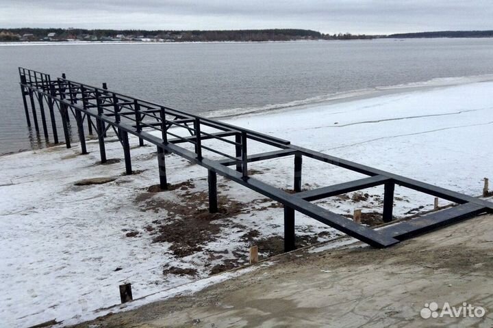 Монтаж Винтовых сваи