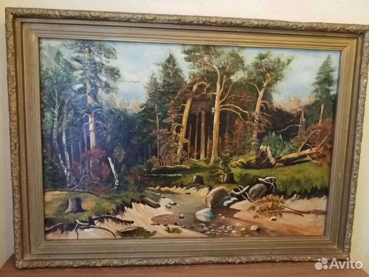 Картина. Полесье. Холст. Масло