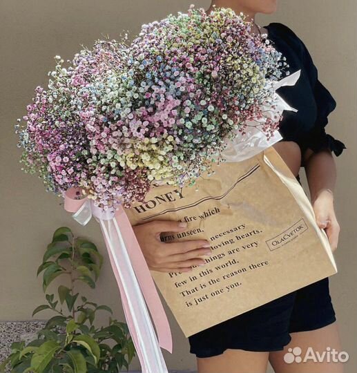 Стильные букеты гипсофилы