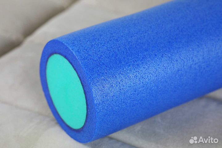 Массажный ролик 90 * 15 см, сине-зелёный