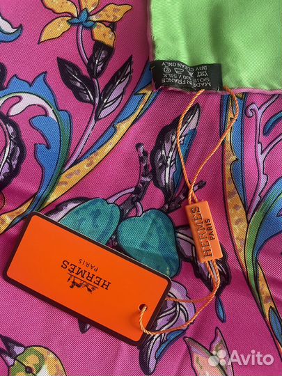 Платок шелковый Hermes новый оригинал
