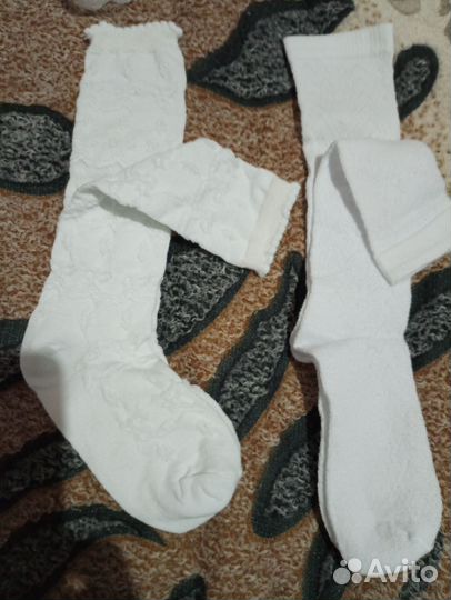 Банты для волос белые