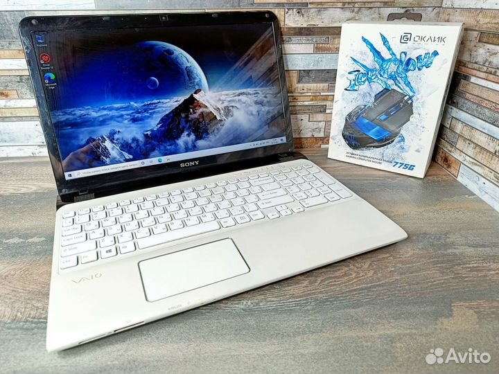 Белый Sony Vaio на i5/ RAM 6/ SSD