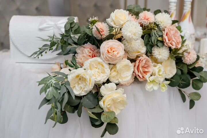 Свадебное оформление, фотозона, флористика