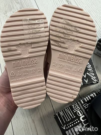 Босоножки для девочки mini melissa