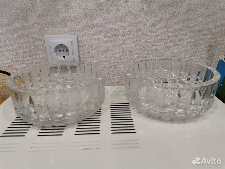 Салатники 2 шт. стекло