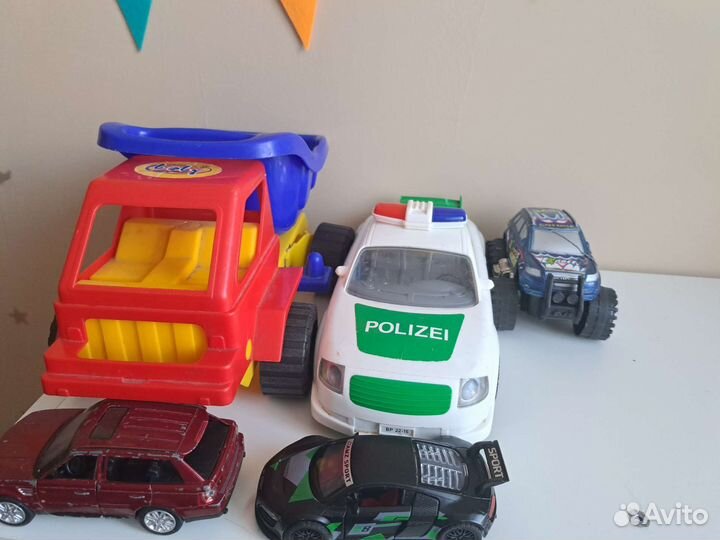 Эвакуатор, детские машинки, синий трактор