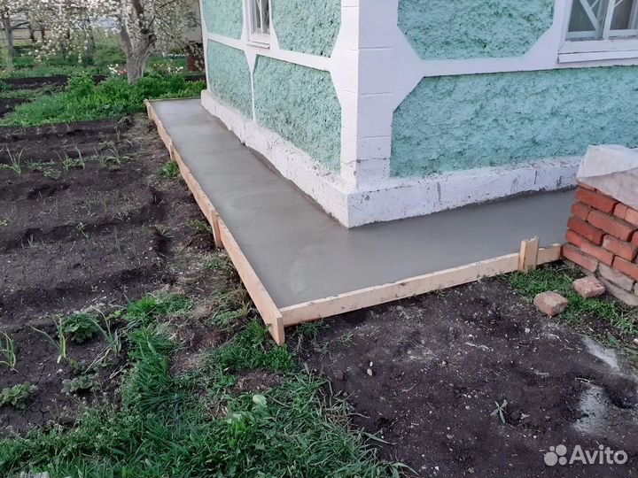 Отмостка вокруг дома