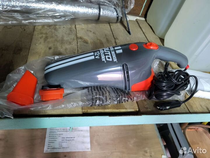 Автомобильный пылесос black decker