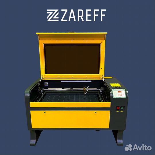 Лазерный станок Zareff M2 900х600мм 90x60 100W