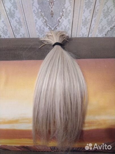 Волосы для наращивания блонд