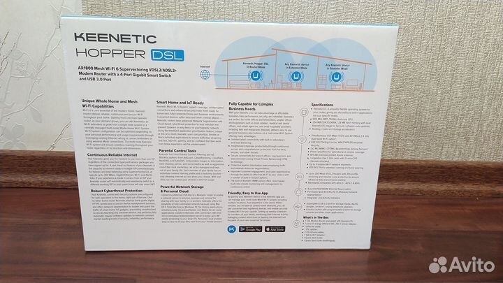 WiFi роутер Keenetic Hopper DSL KN-3610