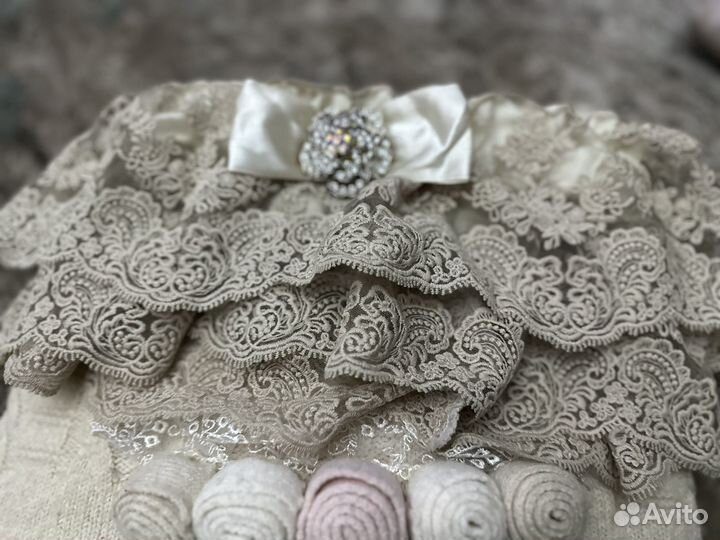 Конверт на выписку зимний вязанный