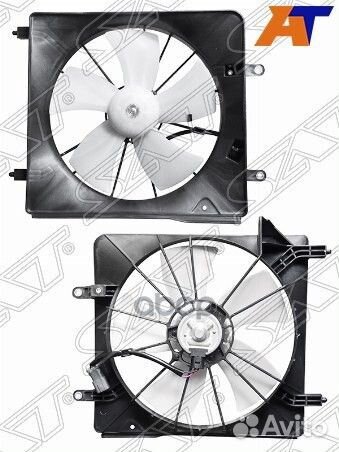 Диффузор радиатора в сборе honda accord 2.4 02