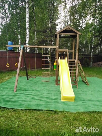 Сборка детских и спортивных площадок