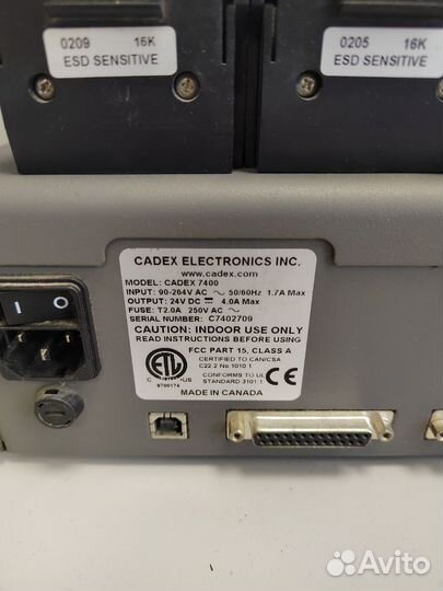 Анализатор аккумуляторов Cadex 7400