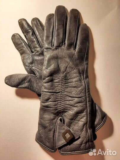 Перчатки женские кожаные размер 7
