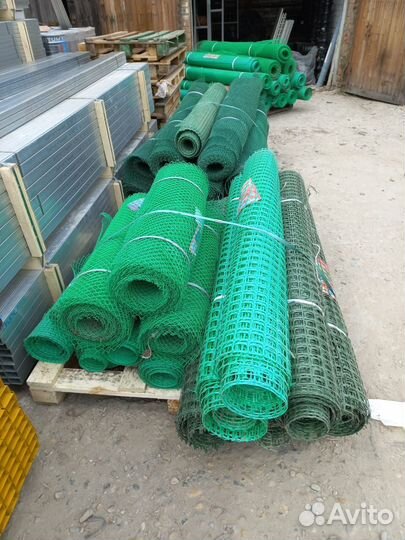 Садовая решетка 15*15 1х20м, хаки