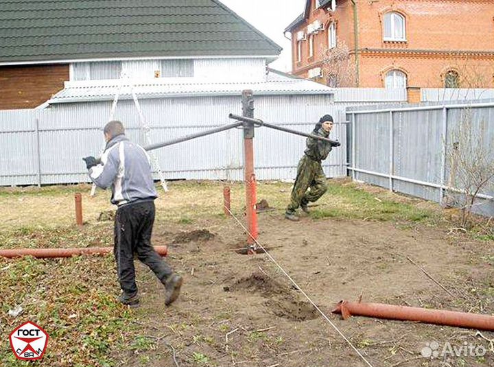 Сваи винтовые для фундамента. Монтаж 1-2 дня