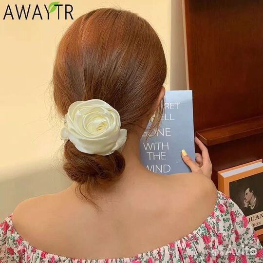 Скранч для волос. Шёлк