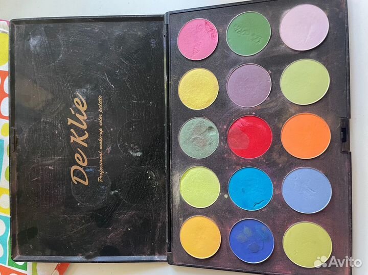 Тени для глаз, профессиональная палитра DeKlie