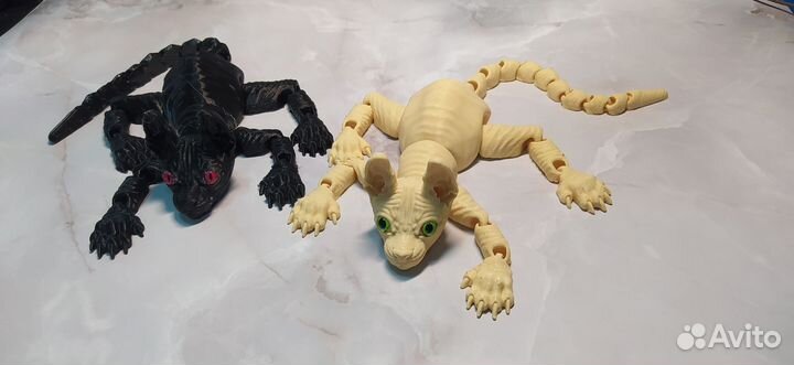 Котенок Сфинкс 3Д подвижный на 3D принтере