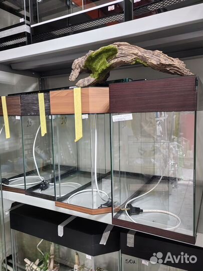 Аквариумы. Террариумы. Черепашник. Коряги. Кора