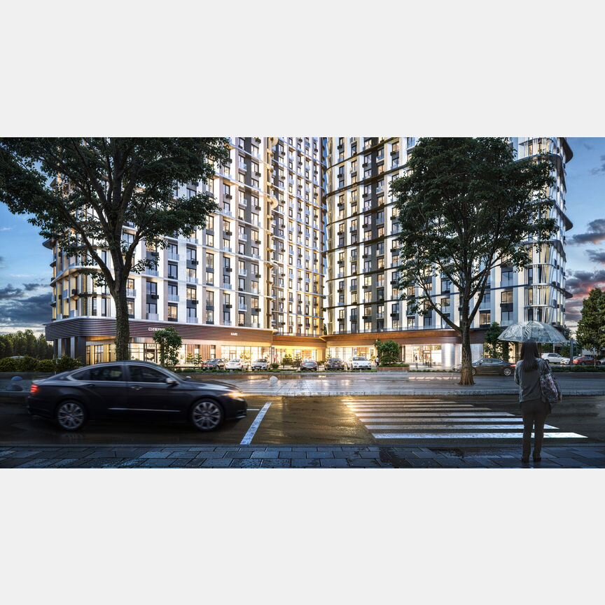 2-к. квартира, 40,5 м², 4/17 эт.