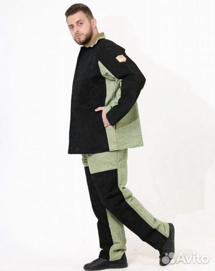 Костюм сварщика со спилком (кожа)