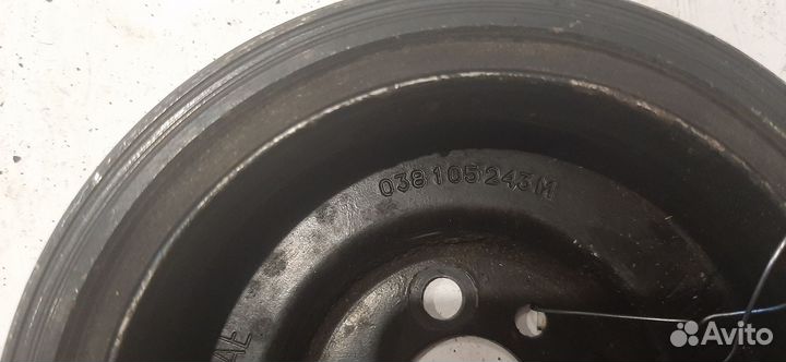 Шкив коленвала volkswagen tiguan 038105243m