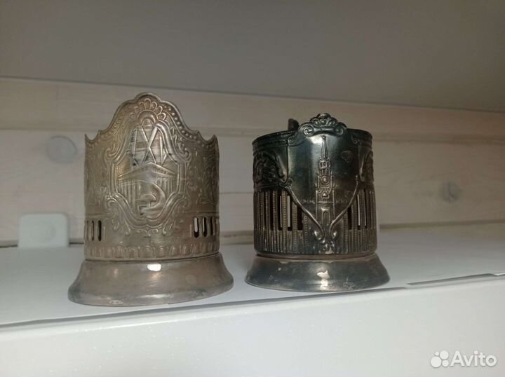 Подстаканник СССР мельхиор