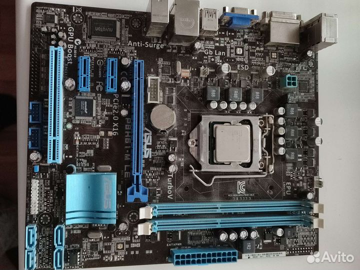 Материнская плата 1155 с процессором