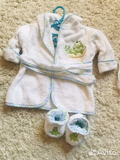 Детский махровый халат 62-68