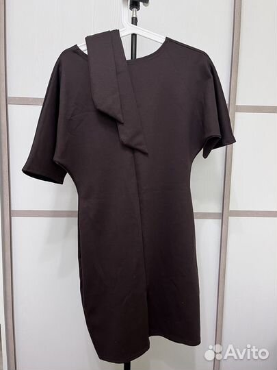 Платье из плотного трикотажа 44 размер