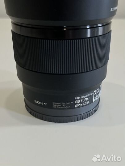 Объектив sony FE 1.8/50mm SEL50F18F