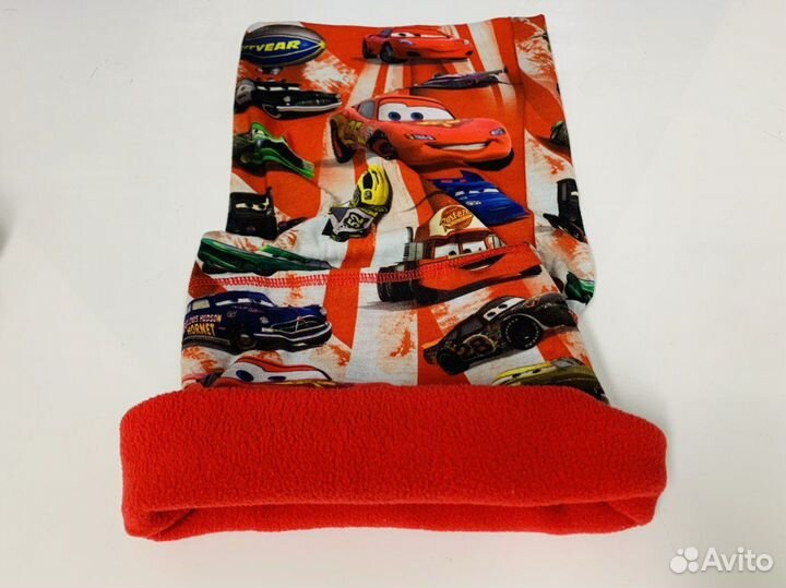 Зимняя детская бандана (маска, буф) + Варежки